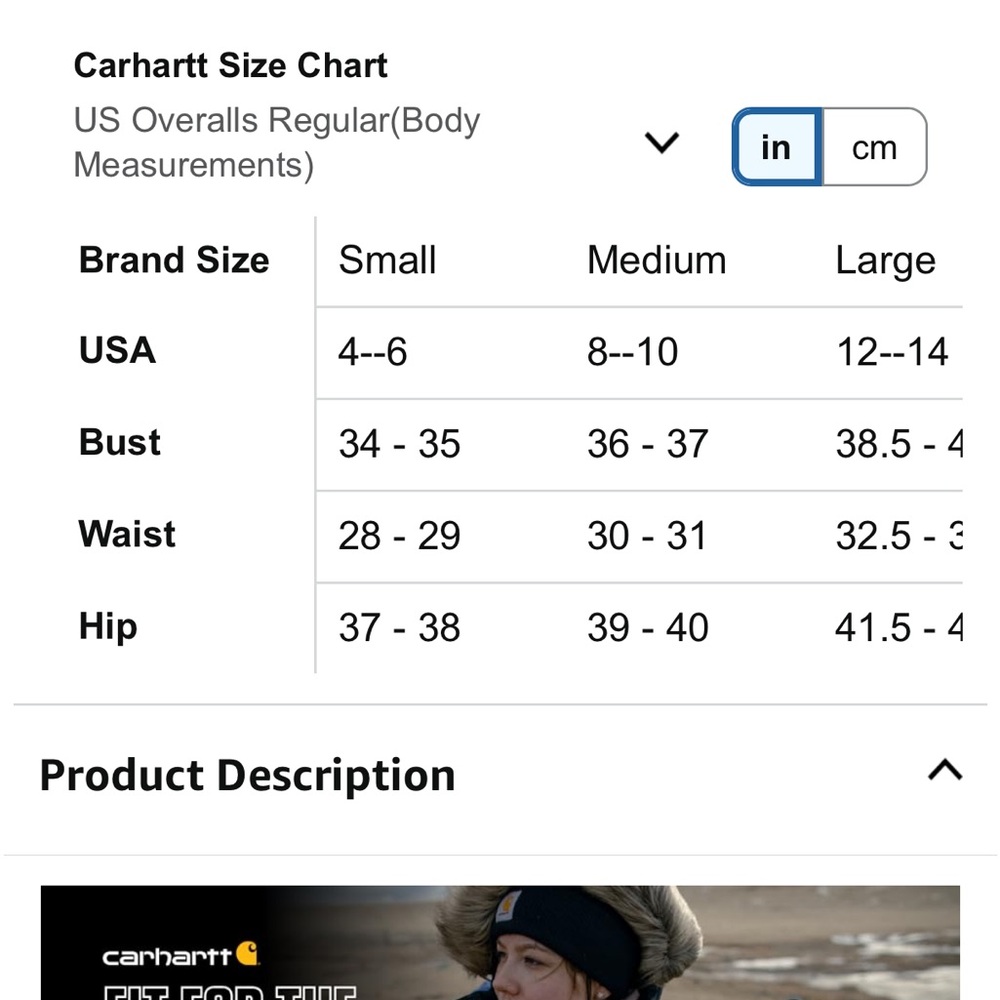 Carhartt Women's Montana Relaxed Fit Insulated Jacket Light Blue/Gray Puffer - Picture 7 of 11